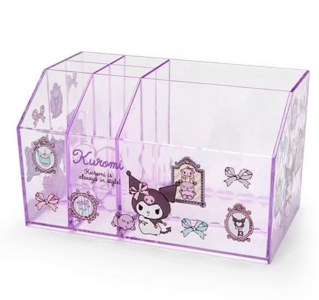 Supercute Sanrio Characetrs Hello Kitty Little Twin Stars Cinnamoroll Desk  Organizer Storage w/ Drawers & Partitions