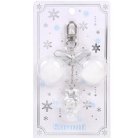 Kuromi Keychain Fluffy Snow Rabbit Sanrio Japan