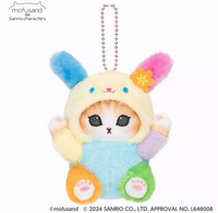 Mofusand x Sanrio Characters Usahana Plush Toy Doll Mascot Keychain Japan