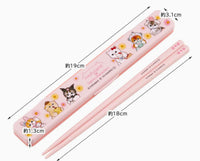 Sanrio Characters Mofusand x Sanrio Chopsticks Case Set Japan (18 cm) Made In Japan