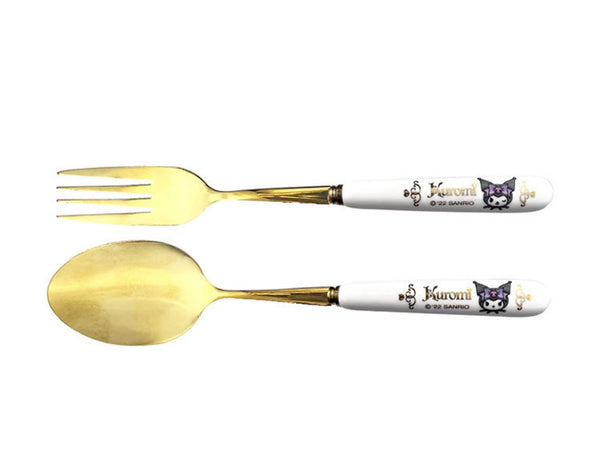 Kuromi Cutlery Set ( Fork and Spoon)