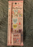My Melody ECO Pink Straw with Case Set Japan