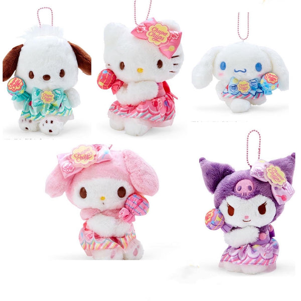 Sanrio x Chupa Chups / Kuromi / My Melody / Hello Kitty / Pochacco / Cinnamoroll / Mascot Plush Japan