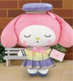 Kuromi and My Melody Uniform Plush 15cm Japan Sanrio