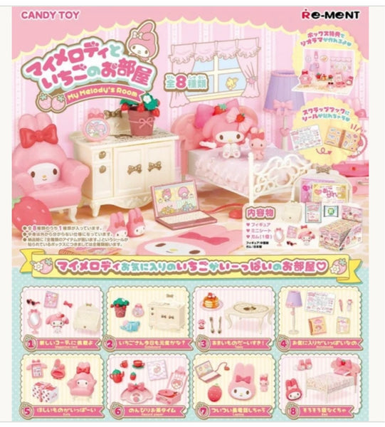 My Melody My Melody’s Room Japan  Re-Ment