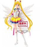 Eternal Sailor Moon Glitter & Glamour Figure 23cm with cute white wings Japan