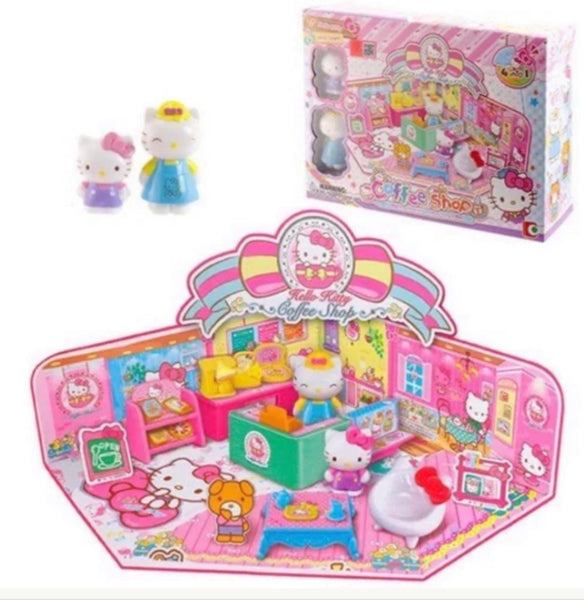 Hello Kitty Small Size Coffee Shop Playset