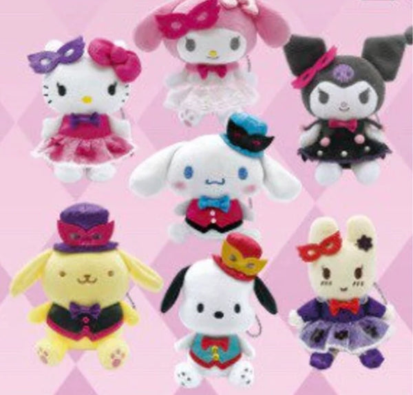 Hello Kitty/ My Melody/ Kuromi/ Cinnamoroll/ PompomPurin/ Pochacco/Marron Cream / Halloween 2021 Mascot Kuji Plush Doll 11cm