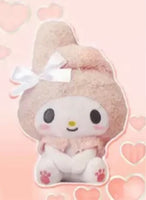 My Melody and Kuromi Fluffy Ribbon Plush 17cm Japan