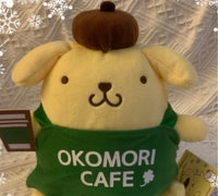 Pompompurin and Muffin Okomori Cafe Barista Plush 18cm Okomori Cafe Japan