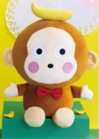 Monkichi , Osaru No Monkichi ,  Banana Eating Big Plush 28cm Japan