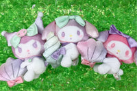 My Melody/ Kuromi /  Shiny Shell Mascot Sea Shell Colorful Fantasy Mascot Doll Plush 9cm Japan