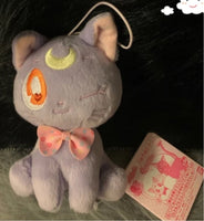 Sailor Moon Luna Cat Artemis Cat Small Size Mascot Plush 12cm Japan