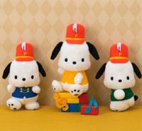 Pochacco Fife and Drum Corp Musicians Plush 15cm Japan