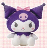 Kuromi Flowers and Ribbon Big Plush 38cm Sanrio Japan Furyu