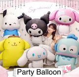 Pochacco / Pompomporm / Cinnamoroll /Kuromi / My Melody / Hangyodon BIG Party Balloon