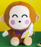 Monkichi , Osaru No Monkichi ,  Banana Eating Big Plush 28cm Japan