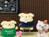 Pompompurin and Muffin Okomori Cafe Barista Plush 18cm Okomori Cafe Japan