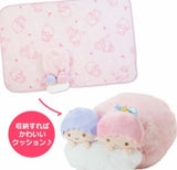 Little Twin Stars Soft Blanket with Plush Mascot Case Japan