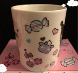 Kuromi Heart Mug Cup Japan Sanrio