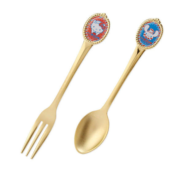 Sanrio Characters Cafe Spoon and Folk Set Japan