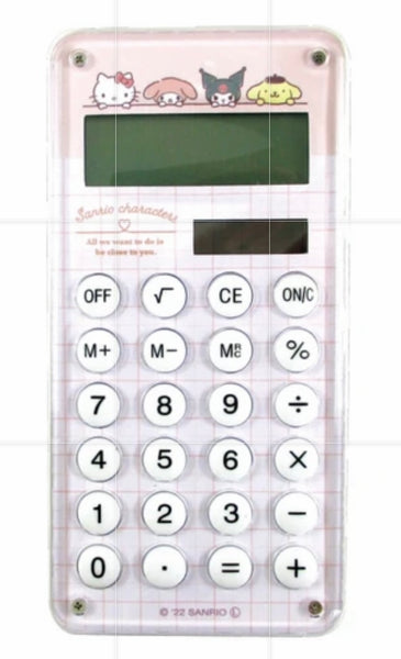 Sanrio Characters Slim Size Calculator Japan