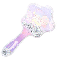 My Melody,Kuromi, Little Twin Stars, Glitter Hair Brushes with Glitter Comb Japan