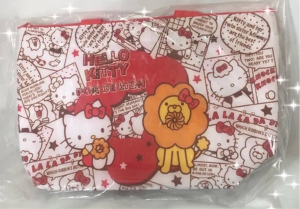 Hello Kitty X Pon De Lion Mister Donut Lunch Cooler Bento Bag Limited Japan